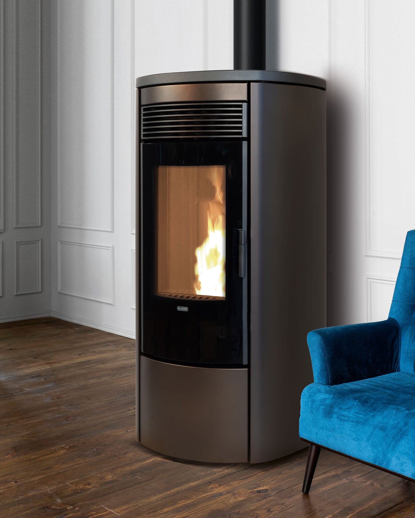 Stufa a Pellet Klover Omega 120s – Potenza ed Efficienza per il Tuo Comfort