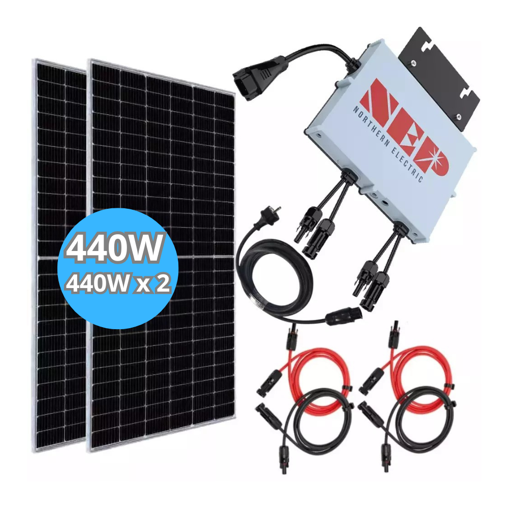 Kit Plug & Play 830W – Pannello Solare Fotovoltaico con Inverter Integrato