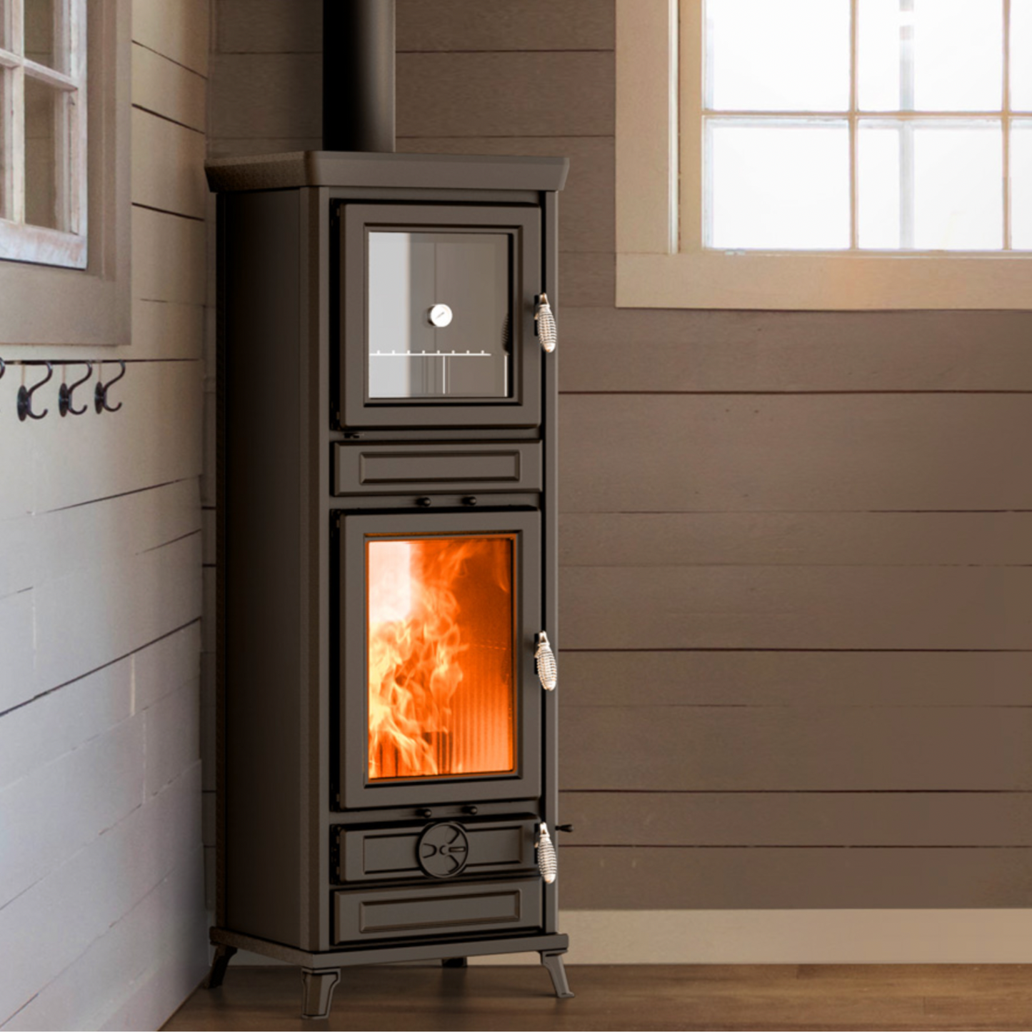 Stufa a legna Thermorossi Anna evo easy con forno