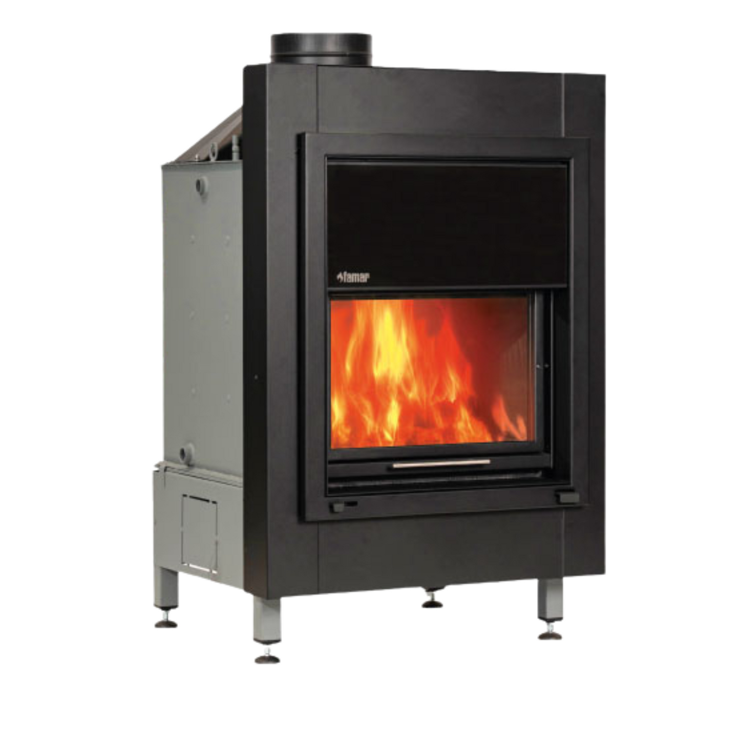 Termocamino a legna idro Famar eco Sv 28 31kw