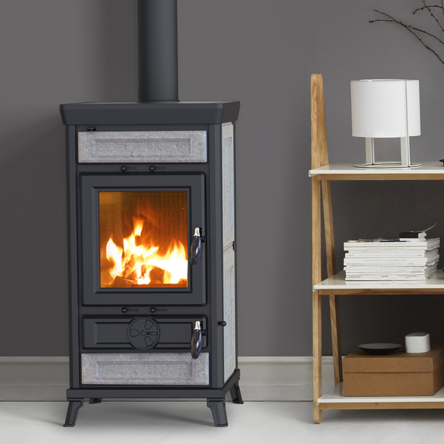 Stufa a legna Thermorossi Ilaria evo stone