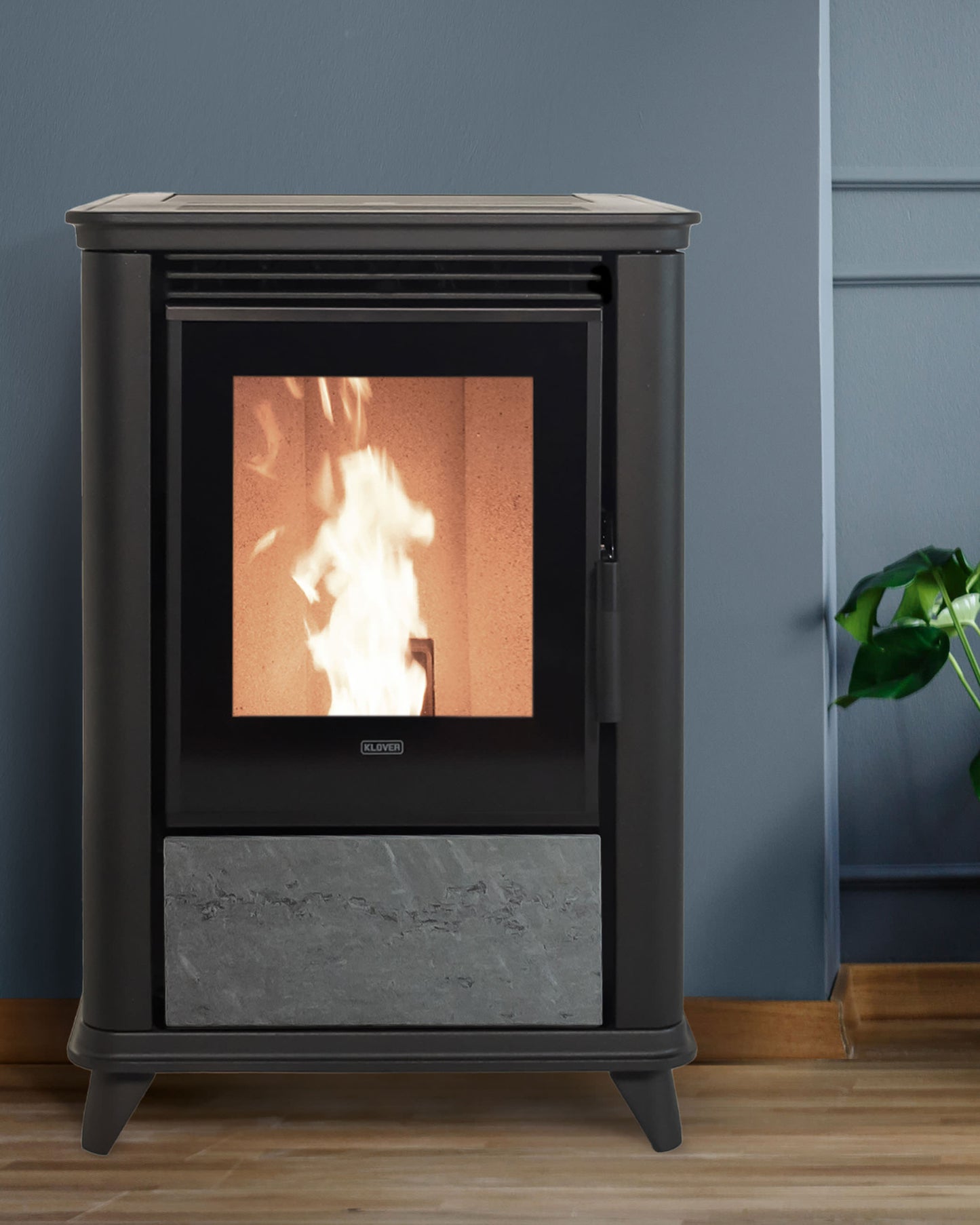 Stufa a Pellet Klover Miss 6,4 kW – Compatta, Efficiente e Smart