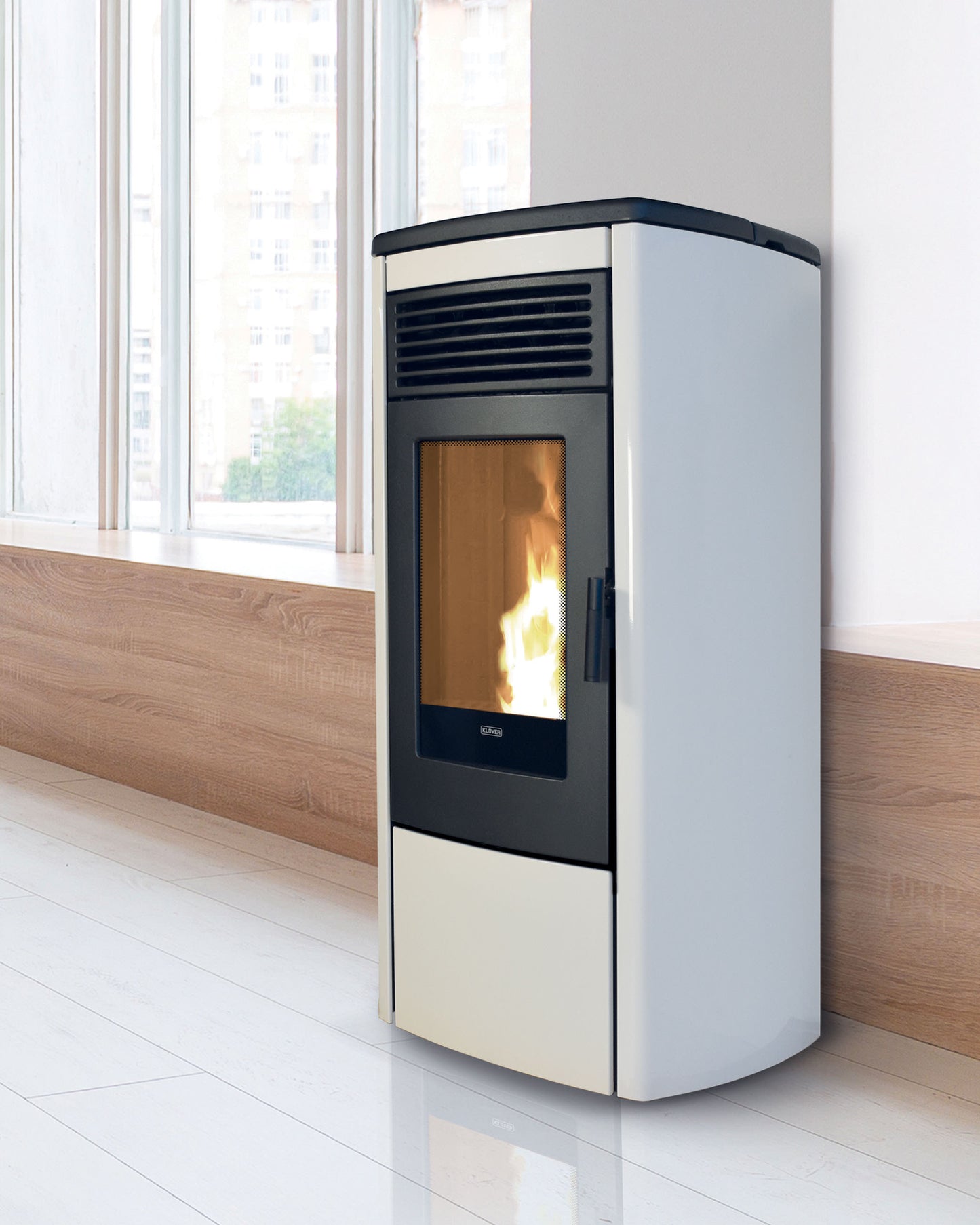 Stufa a Pellet Klover Aura 100S – Efficienza e Tecnologia Avanzata