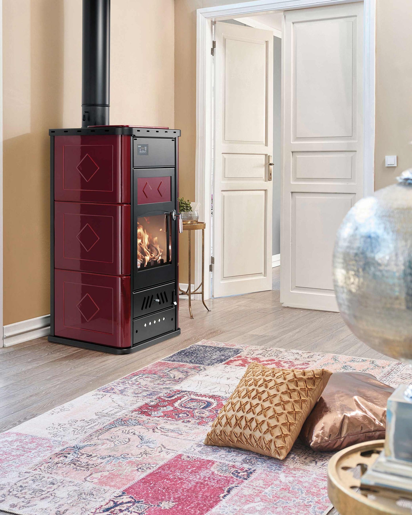 TERMOSTUFA A LEGNA KLOVER BELVEDERE 30