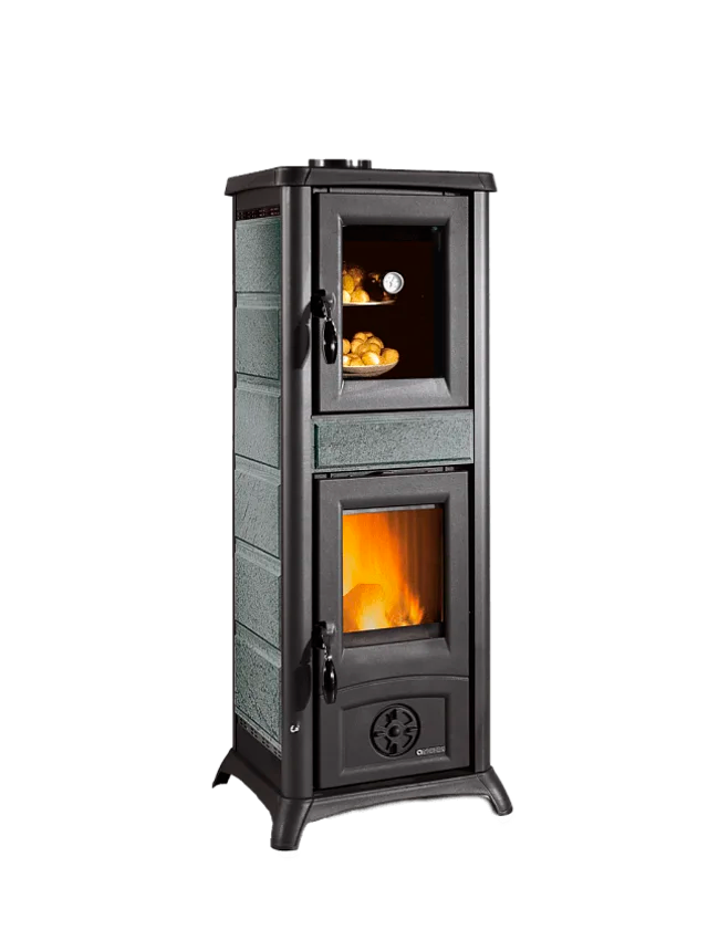 NORDICA Stufa a legna con forno GEMMA FORNO.165 PETRA - 7.3 kW 209 m³