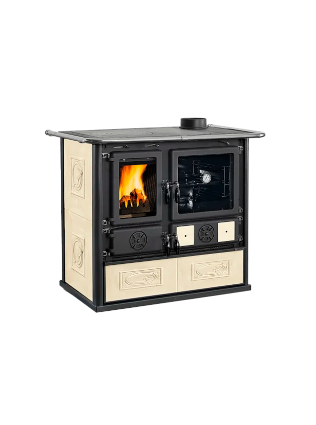 NORDICA Stufa a legna ROSA VST.16 CERAMICA - 8.8 kW 252 m³
