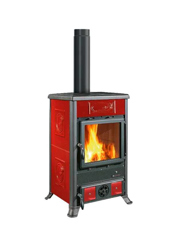 NORDICA Stufa a legna ROSSELLA R1.16 CERAMICA - 9 kW 258 m³
