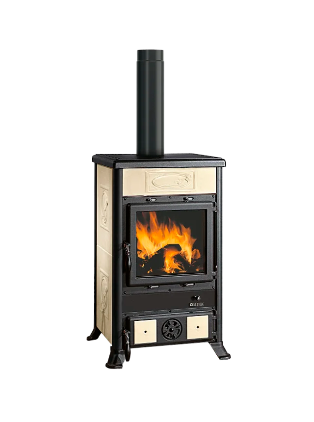 NORDICA Stufa a legna ROSSELLA R1.16 CERAMICA - 9 kW 258 m³