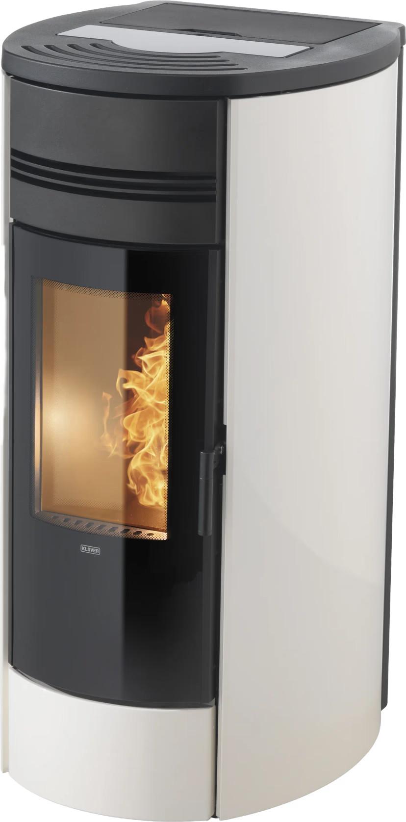 KLOVER termostufa a pellet STYLE 19 — 18,6 kW e fino a 200 m² riscaldabili