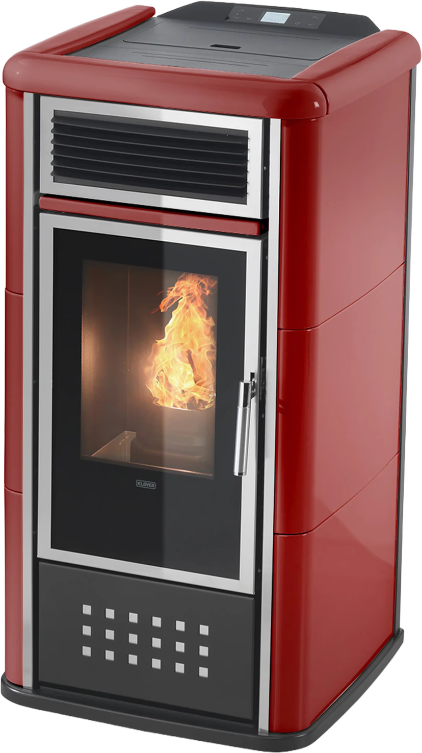 KLOVER termostufa a pellet BELVEDERE 18 — 20,8 kW e fino a 170 m² riscaldabili