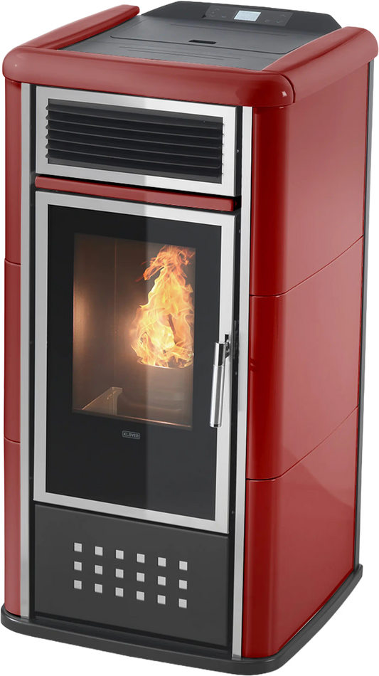 KLOVER termostufa a pellet BELVEDERE 18 — 20,8 kW e fino a 170 m² riscaldabili