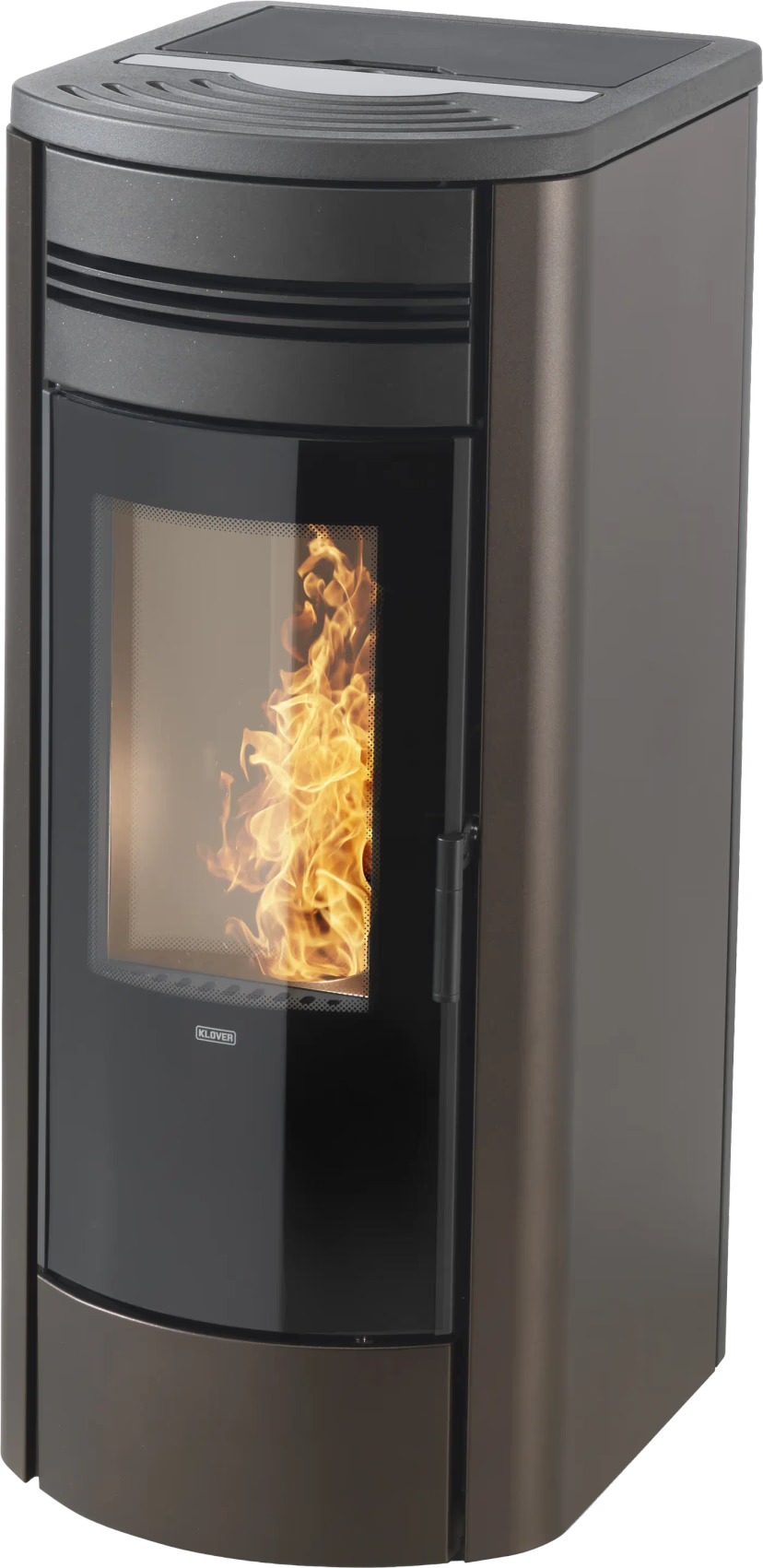 KLOVER termostufa a pellet STYLE 15 — 16,1 kW e fino a 160 m² riscaldabili