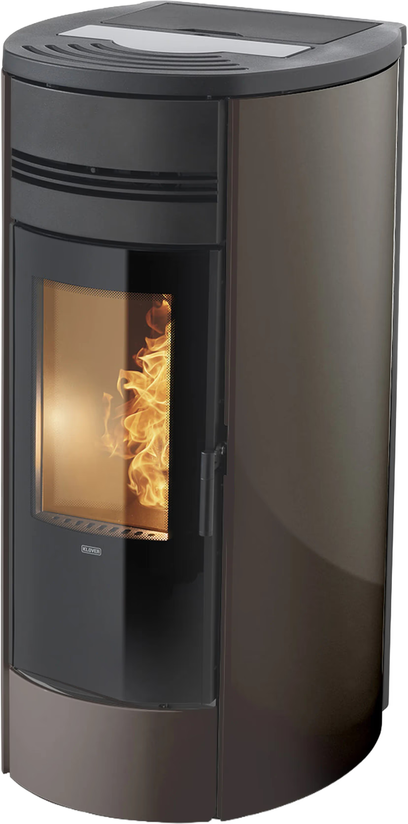 KLOVER termostufa a pellet STYLE 19 — 18,6 kW e fino a 200 m² riscaldabili