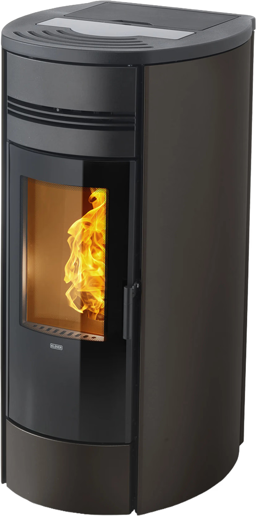 KLOVER termostufa a pellet STYLE 21 — 23,1 kW e fino a 250 m² riscaldabili