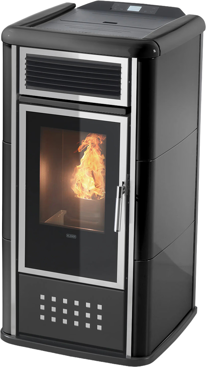 KLOVER termostufa a pellet BELVEDERE 18 — 20,8 kW e fino a 170 m² riscaldabili