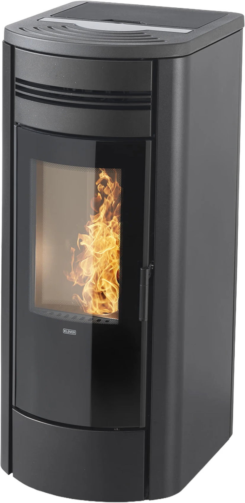 KLOVER termostufa a pellet STYLE 15 — 16,1 kW e fino a 160 m² riscaldabili